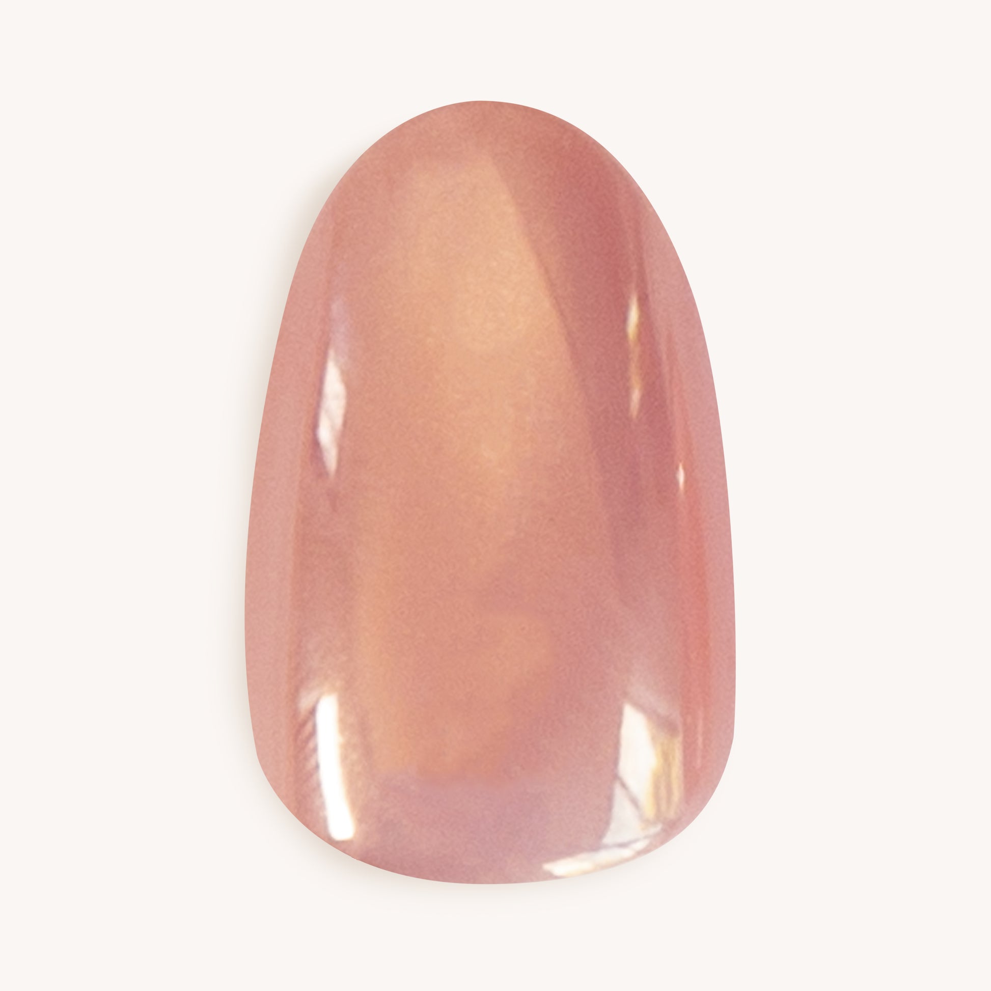 Peach Chrome Press on Nails - Les Tomes